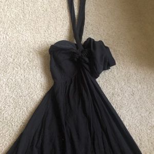 Black maxi dress